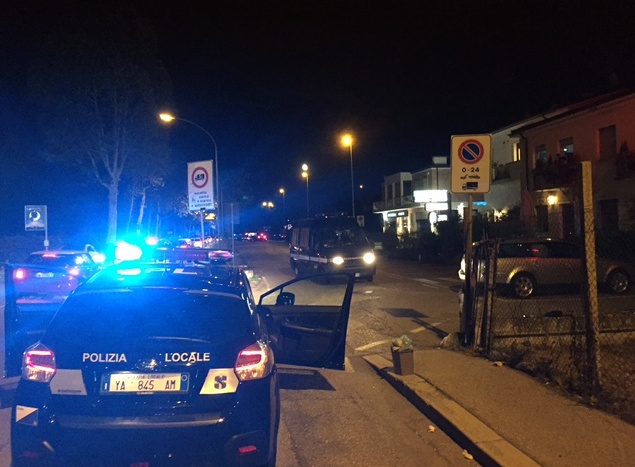Antidegrado, notte di controlli per la Municipale