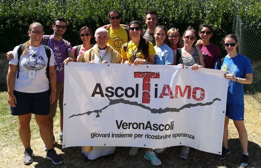 I giovani di Verona ad Ascoli ad un anno dal sisma