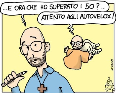 Don Berti, e la passione per social e vignette