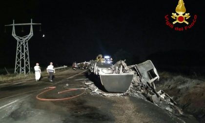 Incendio Porcilana, lavori terminati a tarda notte. LE IMMAGINI