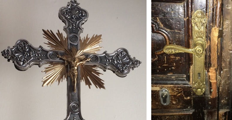 Ladri in Duomo, saccheggiata la croce astile