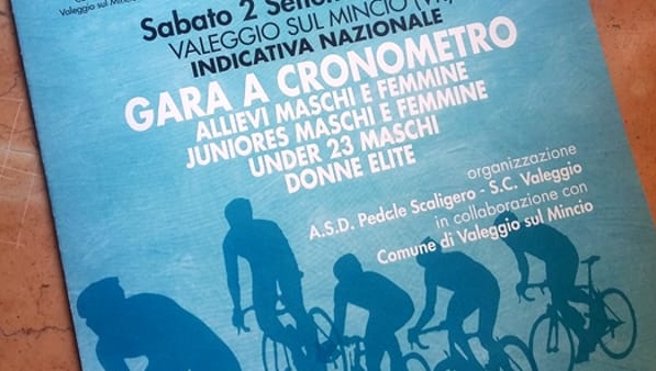 Sabato gara ciclistica a cronometro a Valeggio