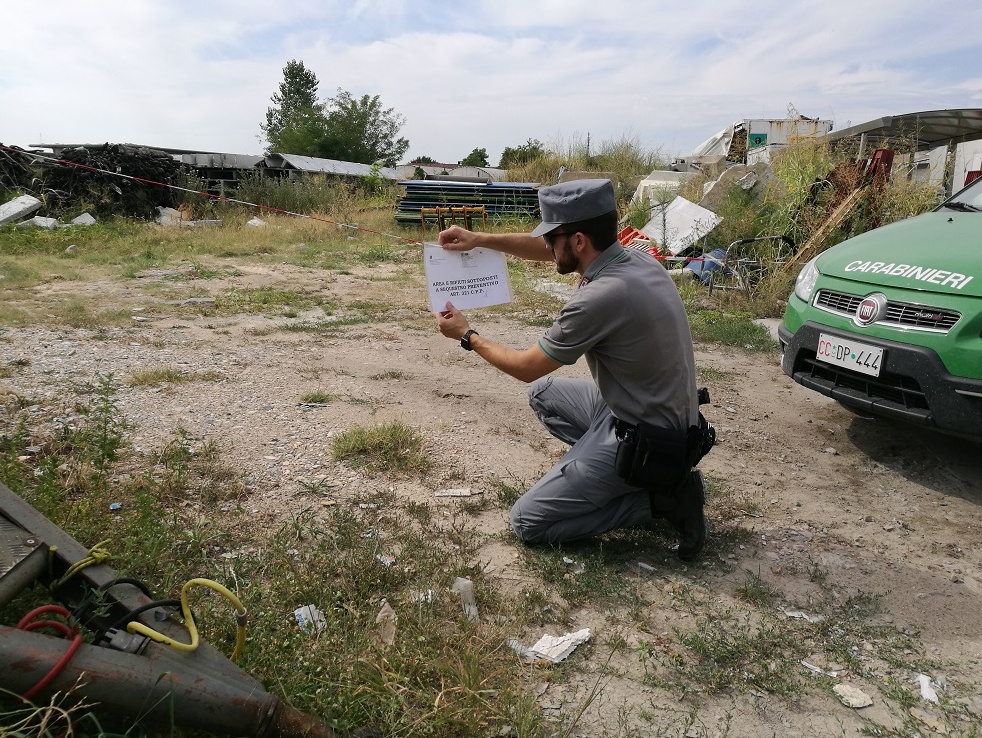 San Bonifacio, sequestrata una discarica abusiva