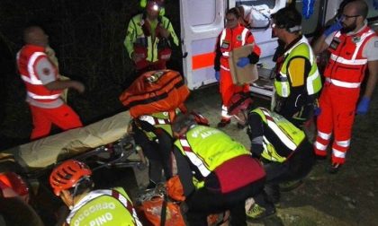 Giovane precipitato per 20 metri, le immagini dei soccorsi