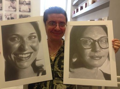 Mastrodonato, lartista che incanta con i ritratti