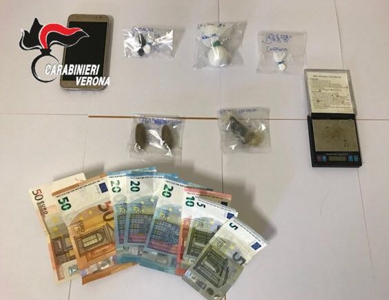 Cavaion, 22enne preso con la droga nelle mutande