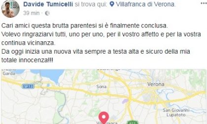 MORELLI BUGNA, DAVIDE TUMICELLI E' LIBERO