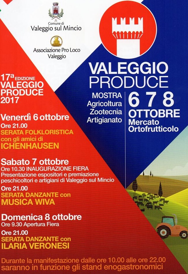 “Valeggio produce”, XVII edizione esposizione campionaria
