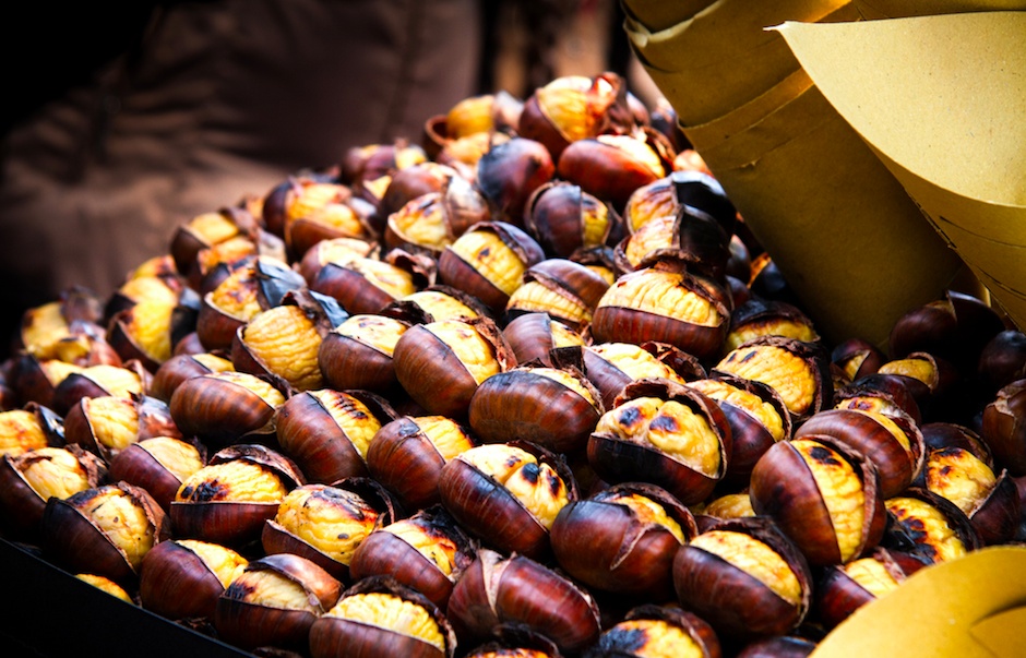 Castagne e divertimento per gli ospiti di Villa Panteo
