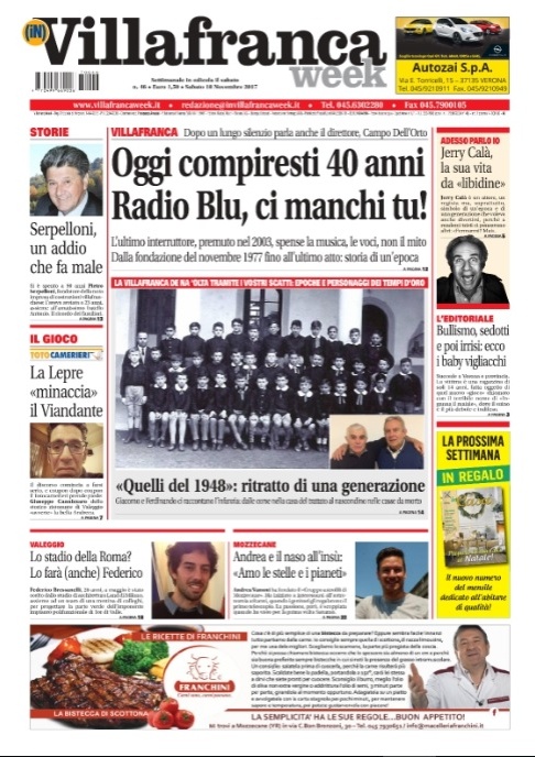 VillafrancaWeek è in edicola!