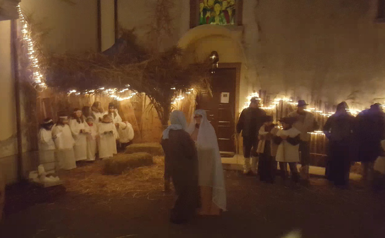 E’ tutto pronto per il presepe vivente a Pizzoletta