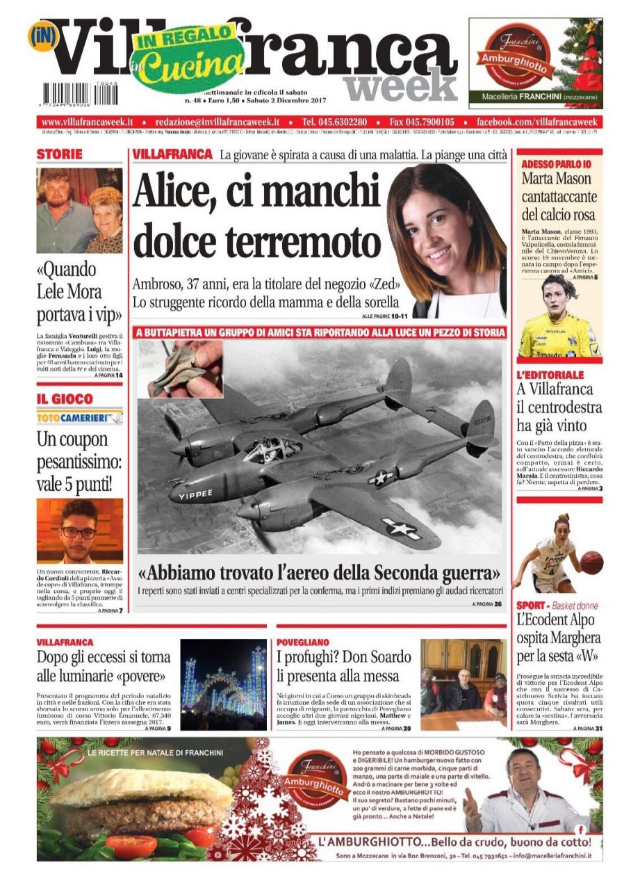 La prima pagina di VillafrancaWeek