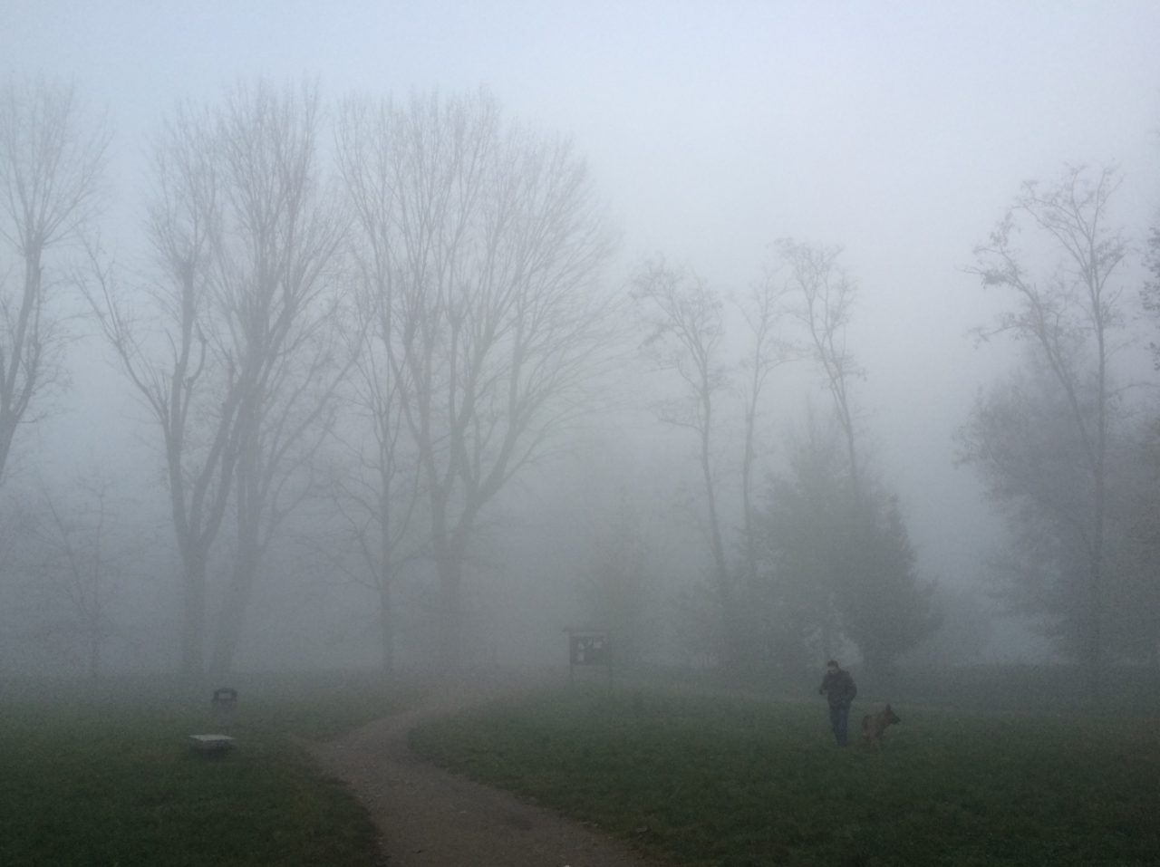 Nel weekend e a Natale prevista nebbia