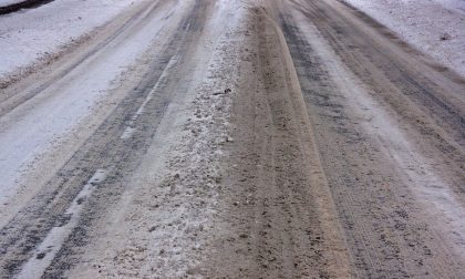 Traffico in tilt sulla Transpolesana a causa della neve