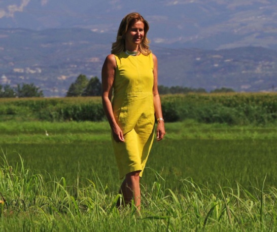 Farmacia addio, Roberta ora coltiva riso biologico