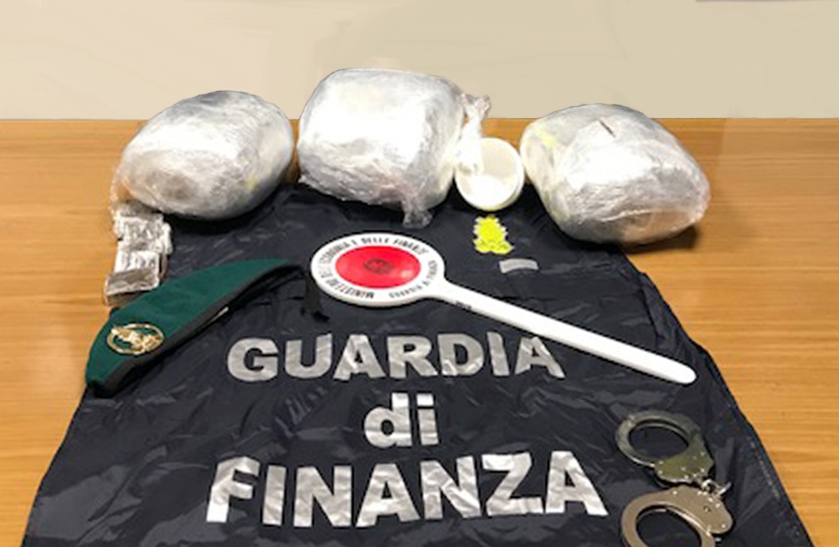 Droga sequestrata grazie all’unità cinofila di Villafranca