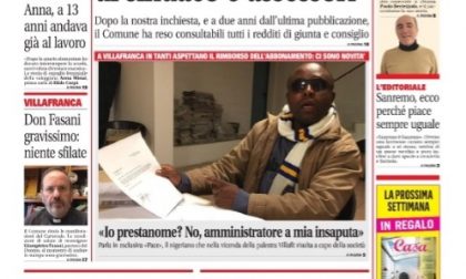 La prima pagina di VILLAFRANCAWEEK