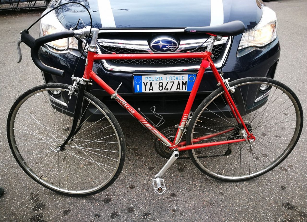 Ritrova la bici rubata dopo due anni