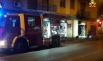 Incendio Verona in fumo negozio di materassi FOTO e VIDEO