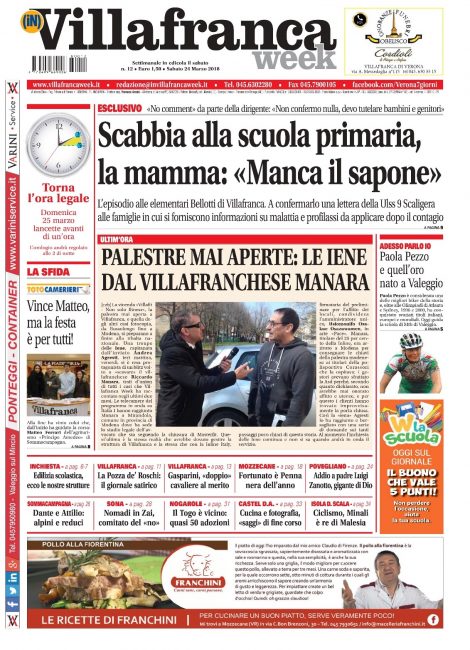 La prima pagina di Villafranca Week