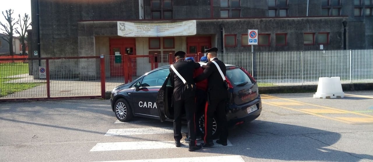 Rubava in palestra a Minerbe: arrestato dai Carabinieri