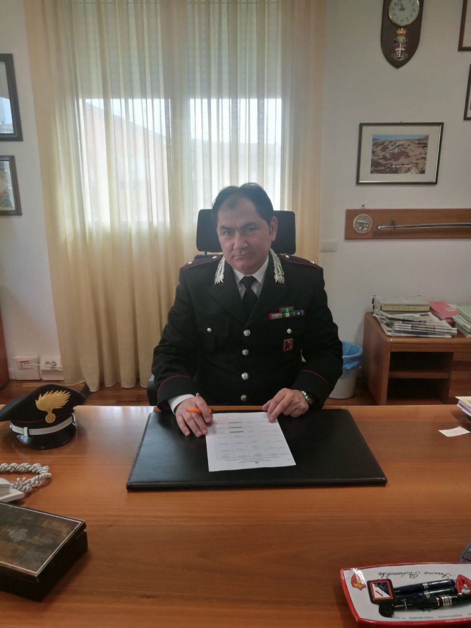 Il comando dei carabinieri di Verona presenta il nuovo ufficiale