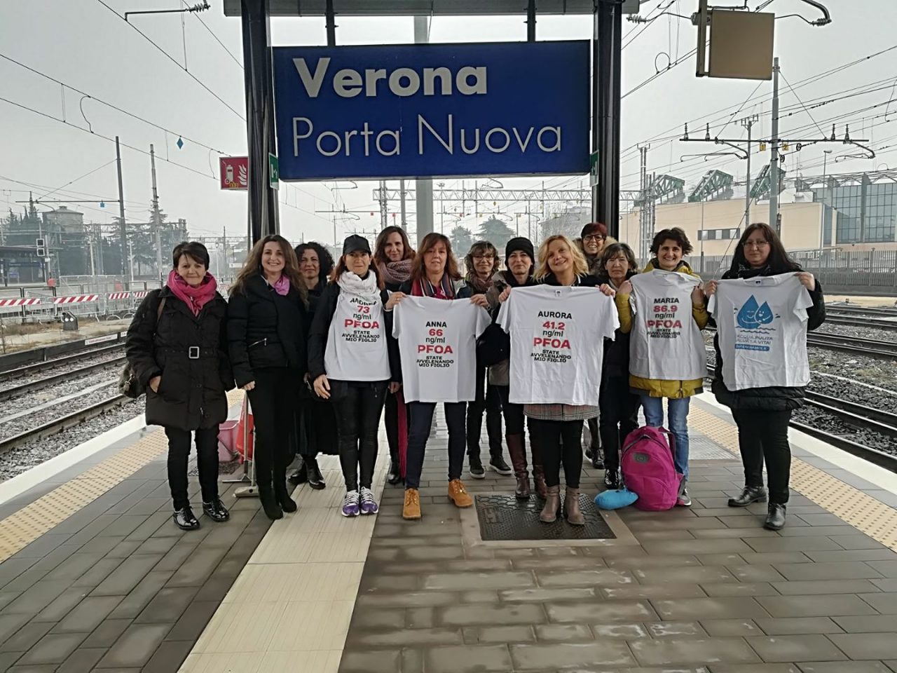 No Pfas mamme ritirano il premio a Roma