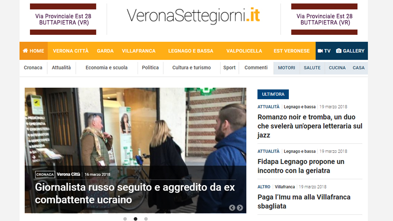 E’ nato VeronaSettegiorni.it primo portale veneto del Gruppo Netweek