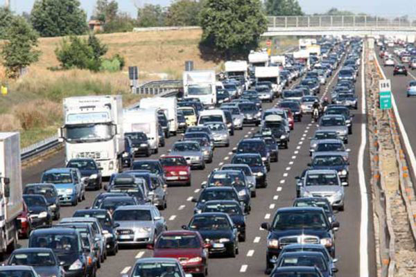 Tamponamenti in A4 code in direzione lago di Garda