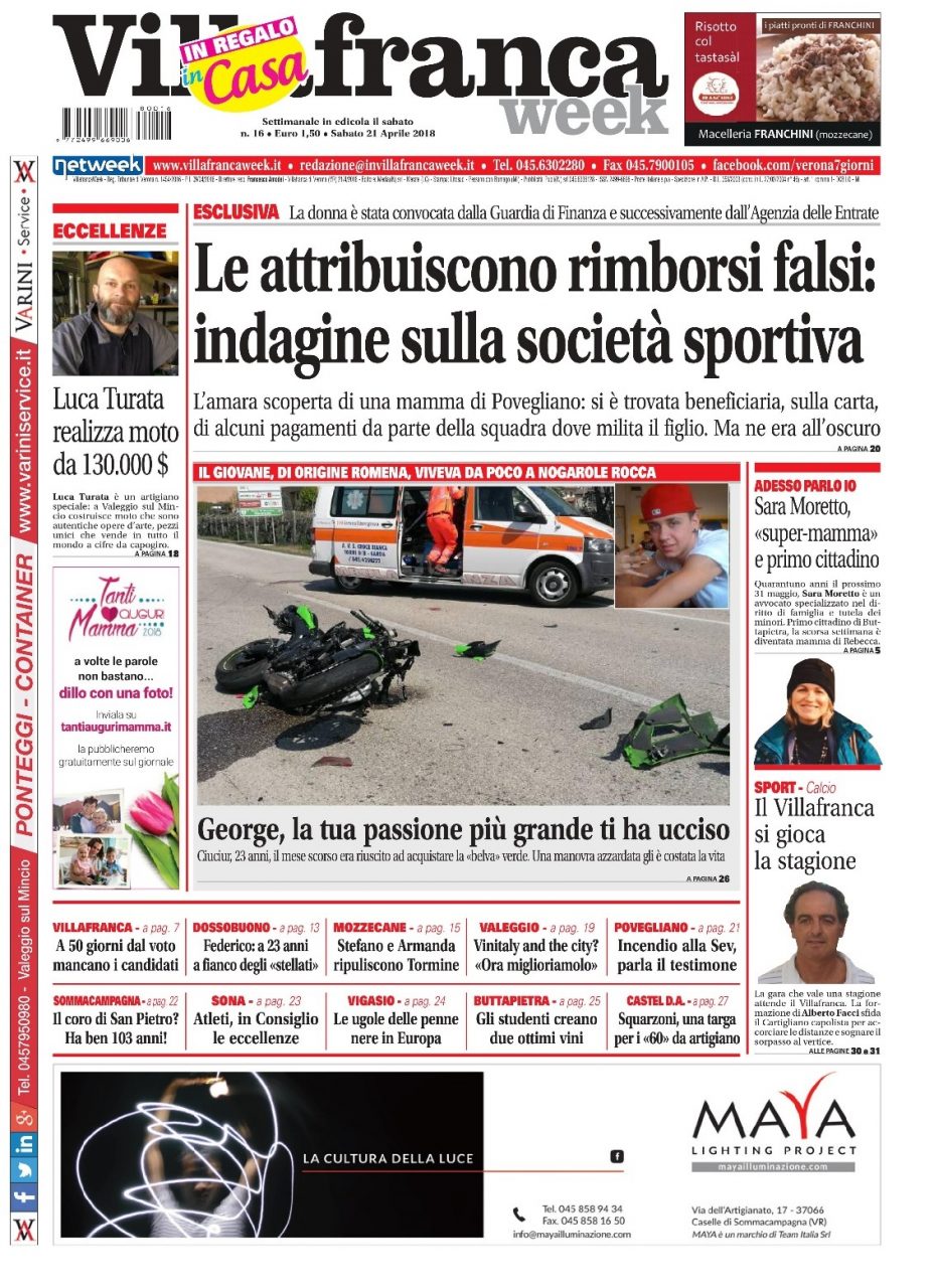 La prima pagina di VillafrancaWeek