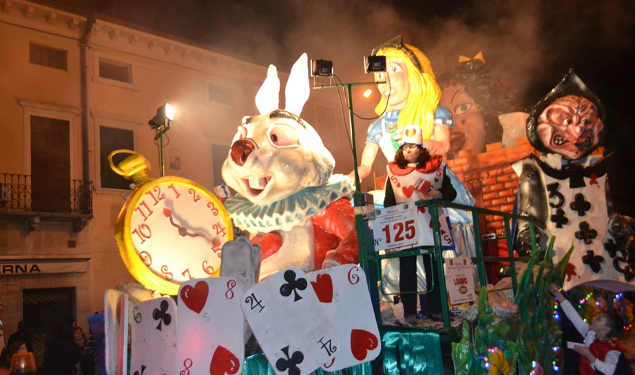 Carnevale Isola della Scala sabato in notturna