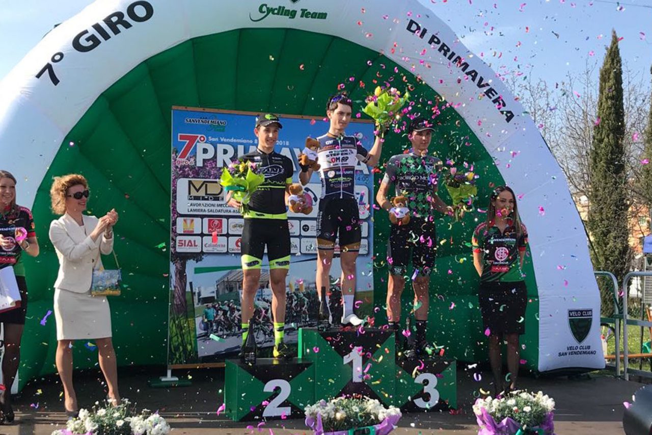 Samuele Carpene firma la prima al Gp di Primavera