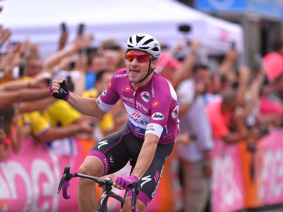 Giro d’Italia Elia Viviani cala il poker suo anche il traguardo di Iseo