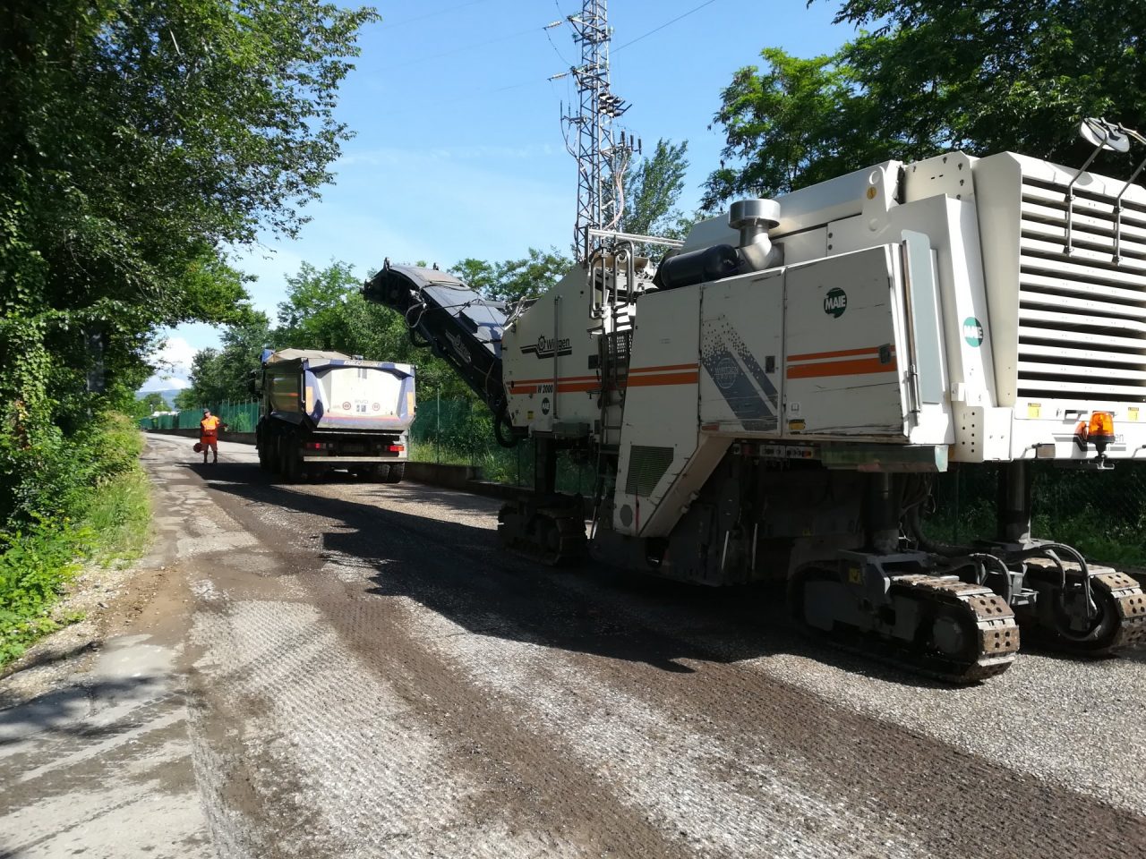 Cantieri stradali in periferia