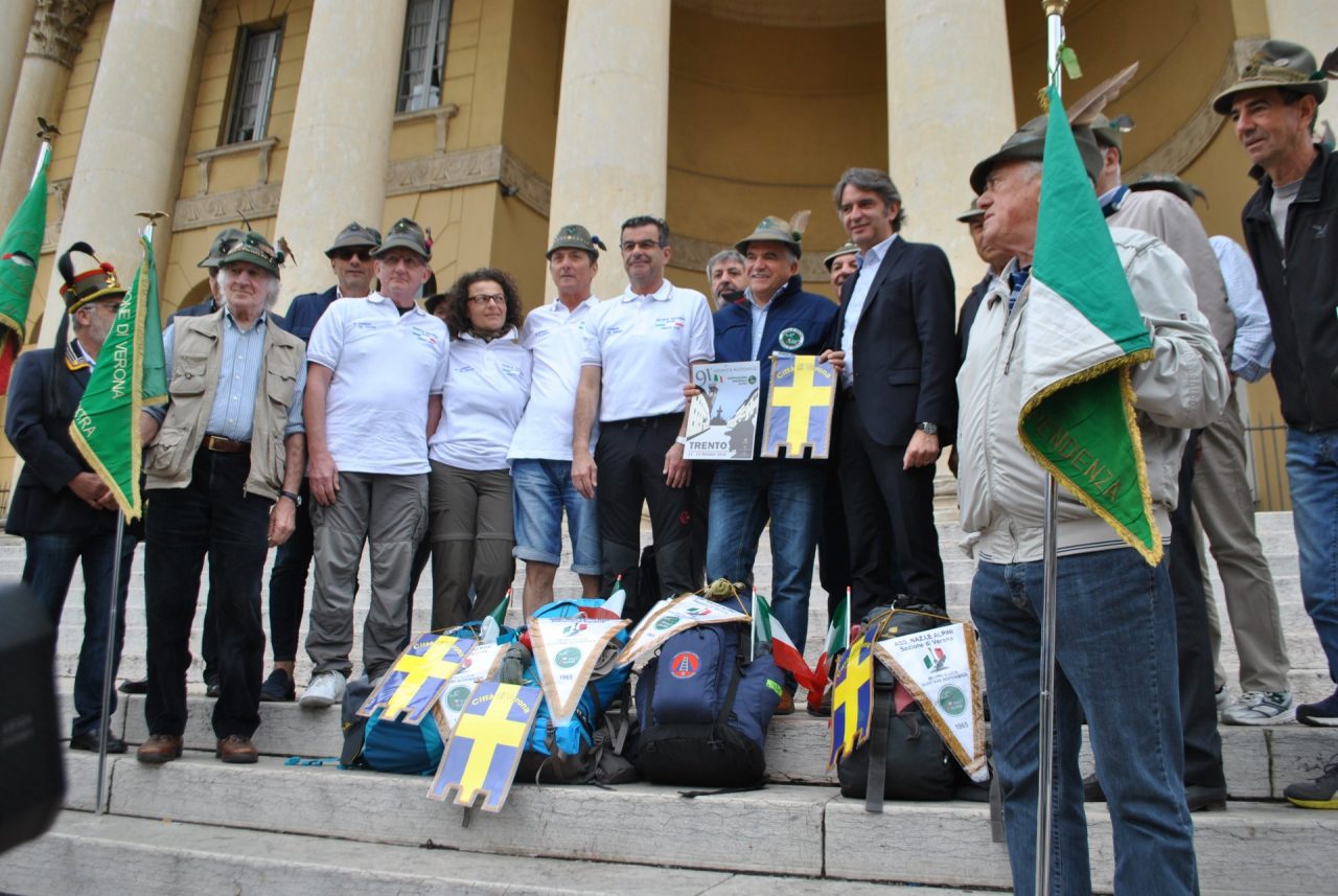 Raduno Alpini a Trento, per Verona Padovani