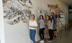 Pace di Villafranca murales nella galleria Metropol