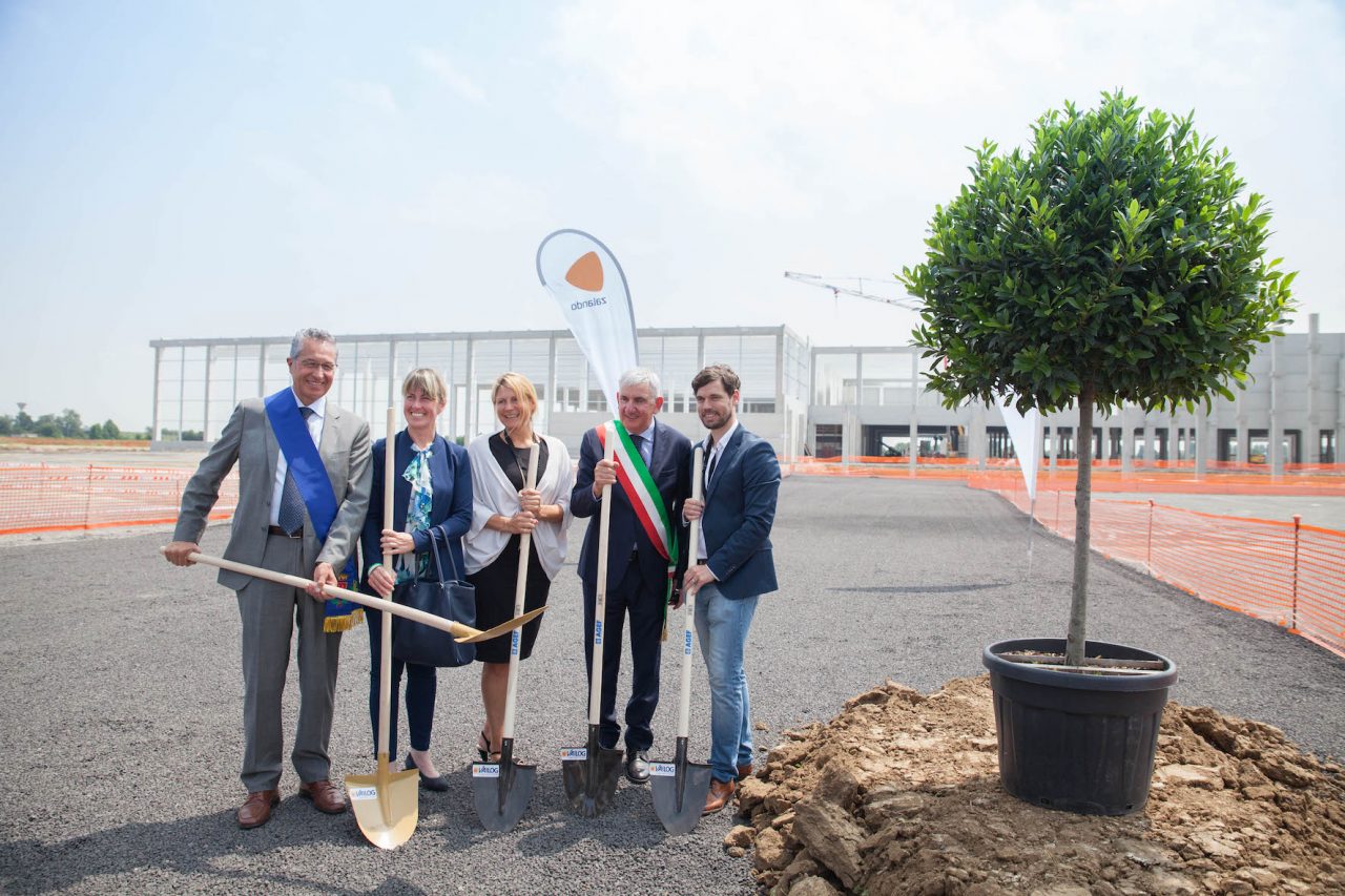 Zalando a Nogarole Rocca la posa della prima pietra