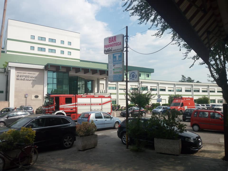 Allarme bomba all’Ospedale Magalini di Villafranca