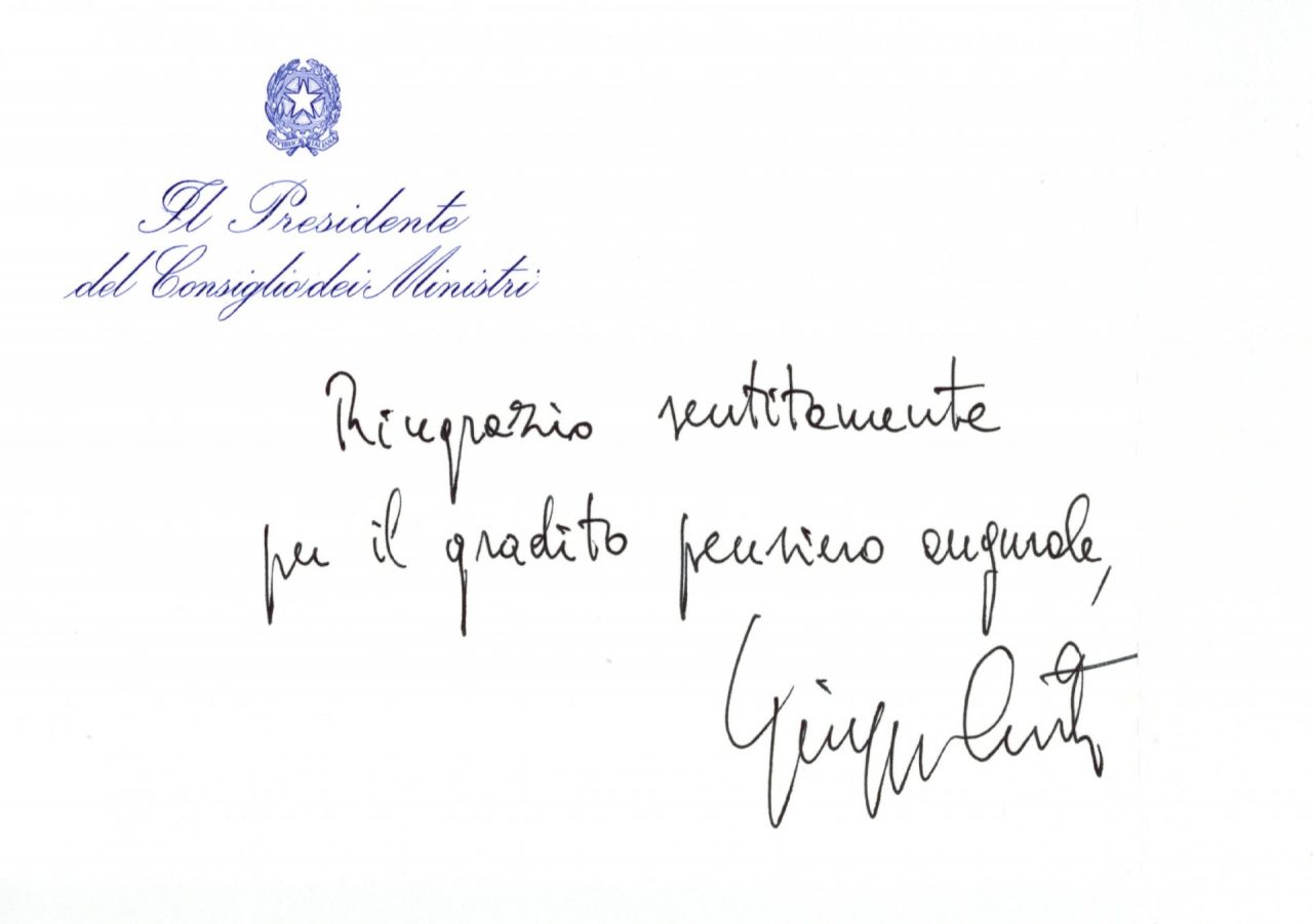 Premier Conte risponde all’associazione