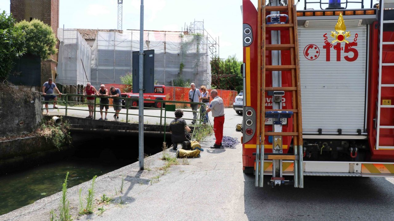 Bambino morto nel canale, i dettagli del recupero. Sommozzatori , vigili del fuoco e l'elicottero di Venezia hanno cercato il piccolo.