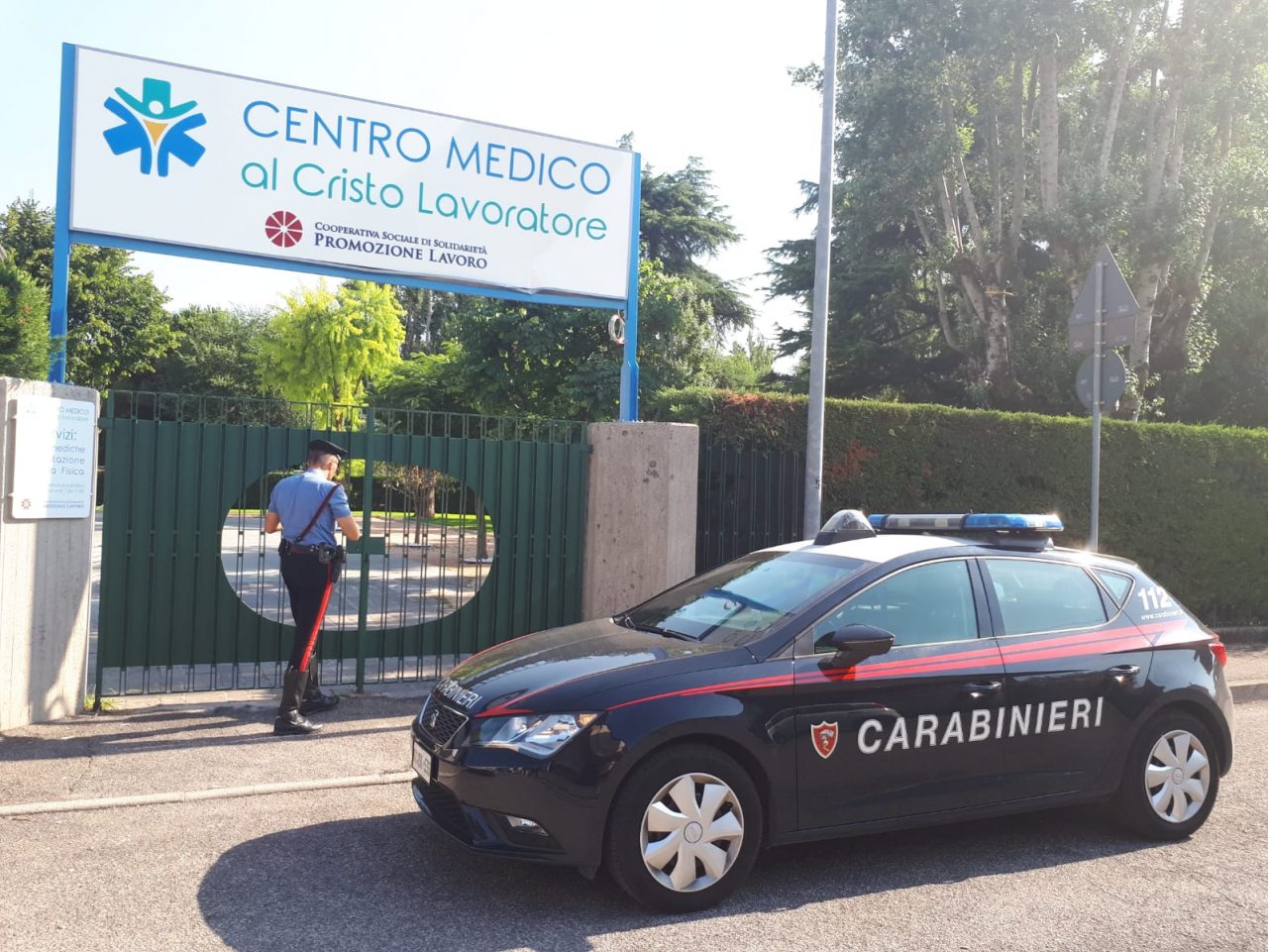 Ladro bloccato dai carabinieri