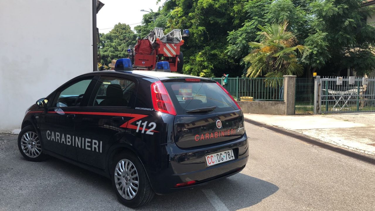 Incendio ad Arcole in via Borgoletto