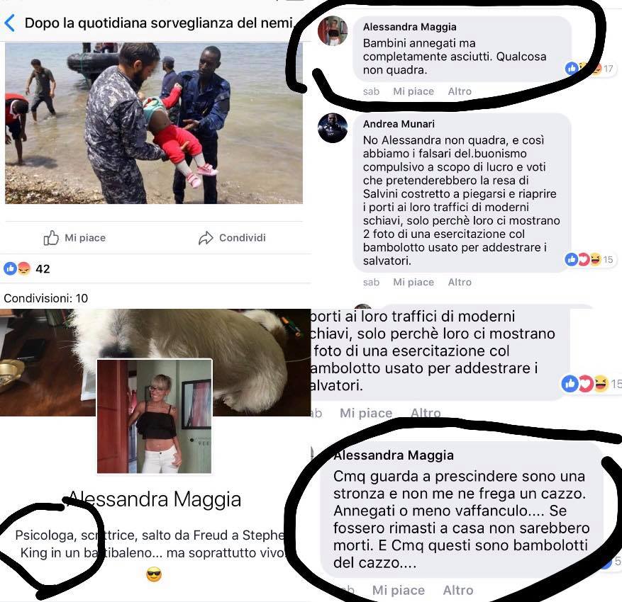 Bambini affogati Lucarelli contro Maggia