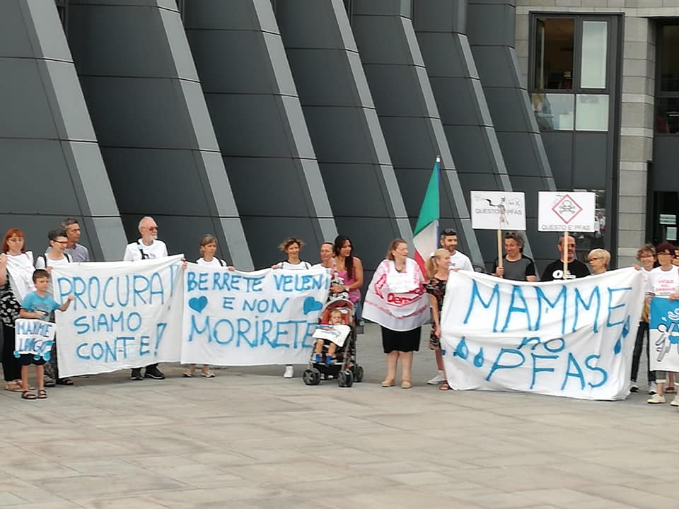 Mamme No Pfas annunciano presidio permanente in Procura