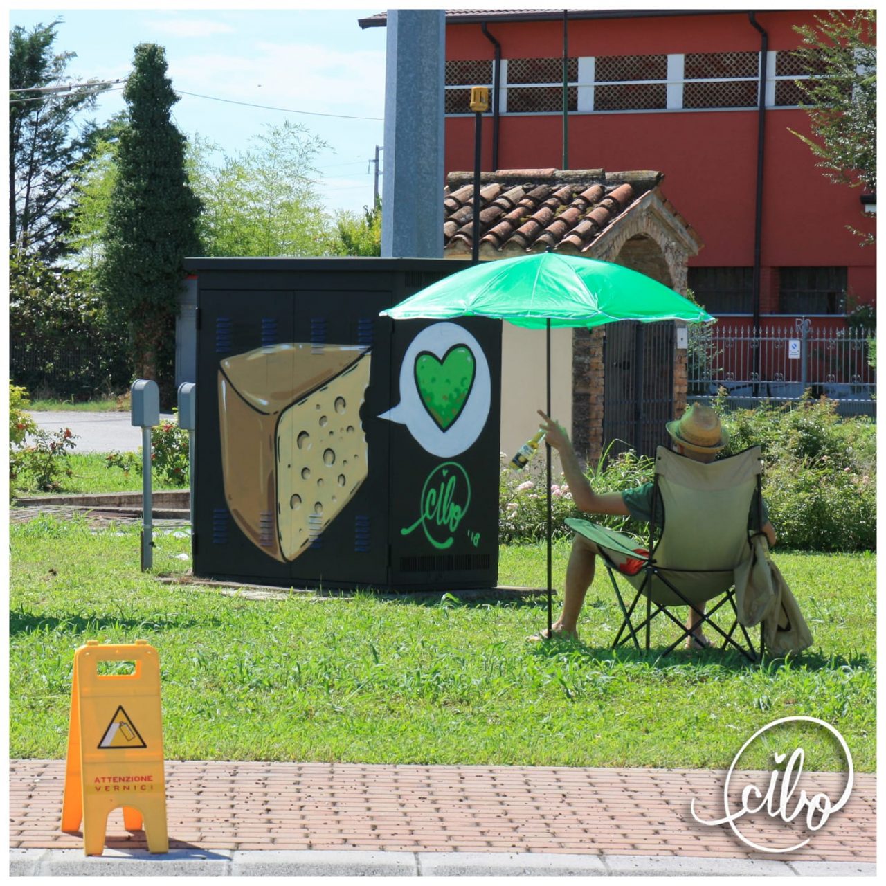 Cibo e le sue vacanze in rotonda
