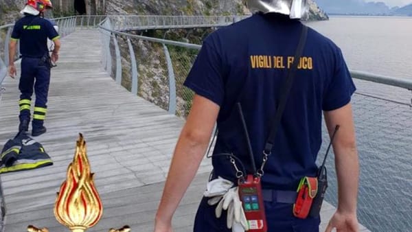 Lago di Garda, cadono sassi sulla ciclabile dei sogni