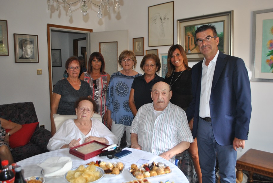 Cent’anni di vita e 76 di matrimonio, auguri Pasquale!