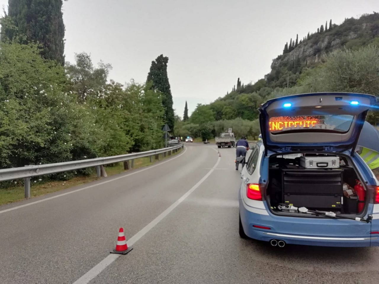 Incidente mortale a Garda morto un 20enne