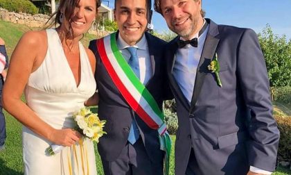 Luigi Di Maio celebra le nozze sul lago di Garda