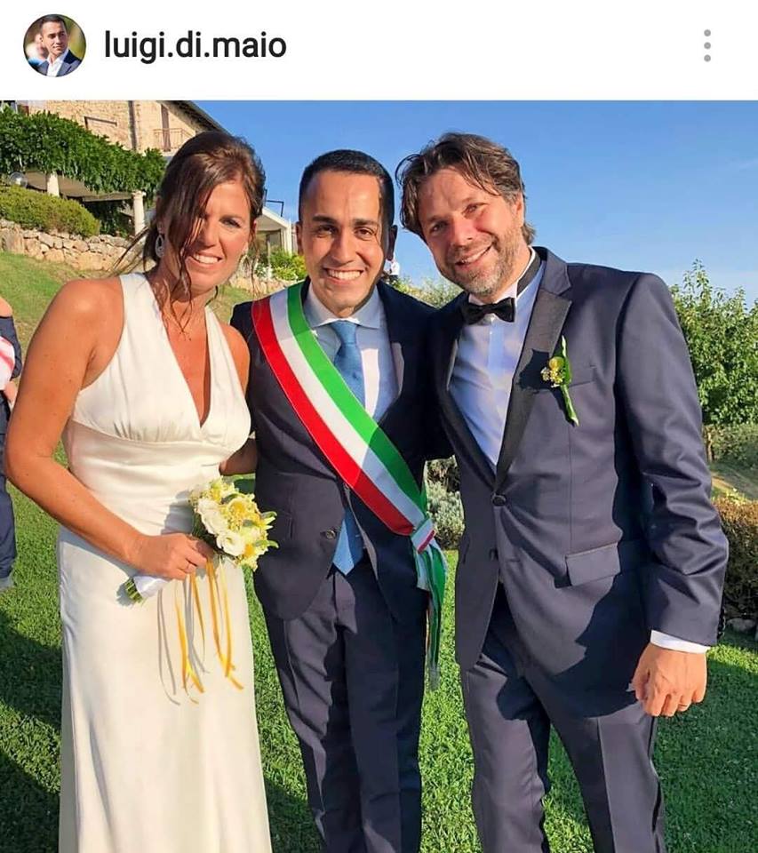 Luigi Di Maio celebra le nozze sul lago di Garda - Prima Verona